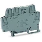 WAGO - Optokopplermodul, Eingangsnennspannung DC12V, Ausgang DC 9-60 V, grau