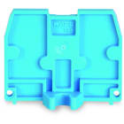 WAGO - Abschlussplatte, mit Befestigungsflansch M4, 2,5mm dick, blau