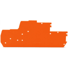 WAGO - Abschluss- und Zwischenplatte, 1mm dick, orange