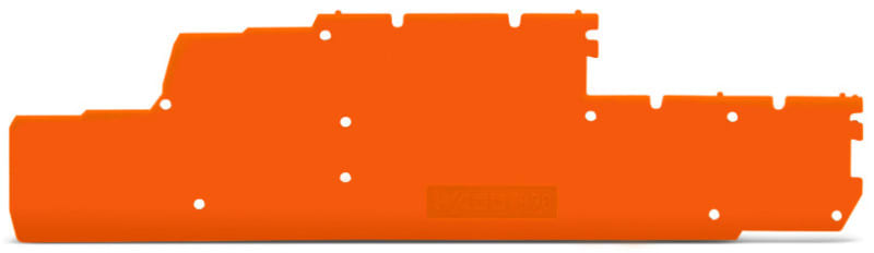 WAGO - Abschluss- und Zwischenplatte, 1mm dick, orange