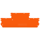 WAGO - Abschluss- und Zwischenplatte, 1mm dick, orange