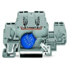 WAGO - Bauelementklemme, Doppelstock, mit Varistor, grau