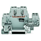 WAGO - Bauelementklemme, Doppelstock, mit Suppressordiode, grau