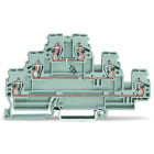 WAGO - Bauelementklemme, Dreistock, mit Diode 1N4007, grau