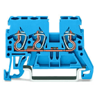 WAGO - 3-Leiter-Durchgangsklemme, 2,5mm², für Anwendungen Ex i geeignet, blau