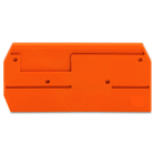 WAGO - Abschluss- und Zwischenplatte, 2,5mm dick, orange