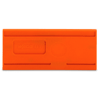 WAGO - Trennwand, 2mm dick, überstehend, orange
