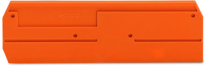 WAGO - Abschluss- und Zwischenplatte, 2,5mm dick, orange