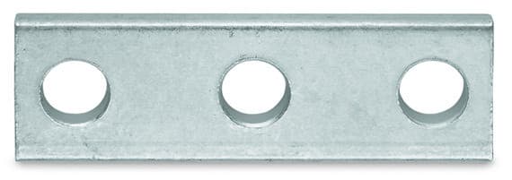 WAGO - Brücker, 3-fach, blank, silberfarben
