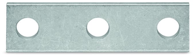 WAGO - Brücker, 3-fach, blank, silberfarben