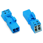 WAGO - Stecker, 2-polig, Kod. I, blau