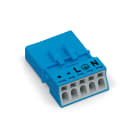 WAGO - Stecker, 5-polig, Kod. I, blau