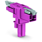 WAGO - T-Verteiler, 2-polig, Kod. B, pink