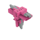 WAGO - T-Verteiler, 4-polig, Kod. B, pink