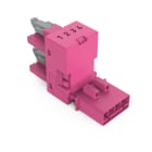 WAGO - h-Verteiler, 4-polig, Kod. B, pink
