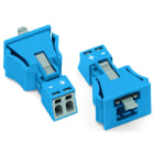 WAGO - Snap-In-Stecker, 2-polig, Kod. I, blau