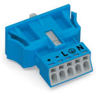 WAGO - Snap-In-Stecker, 5-polig, Kod. I, blau