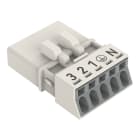 WAGO - Stecker, 5-polig, Kod. A, weiß