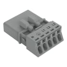 WAGO - Stecker, 5-polig, Kod. B, grau