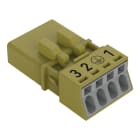 WAGO - Stecker, 4-polig, hellgrün