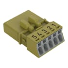 WAGO - Stecker, 5-polig, Kod. B, hellgrün