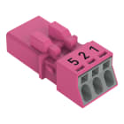WAGO - Stecker, 3-polig, pink