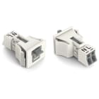 WAGO - Snap-In-Stecker, 2-polig, Kod. A, weiß