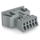 WAGO - Snap-In-Stecker, 5-polig, Kod. B, grau