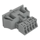 WAGO - Snap-In-Stecker, 5-polig, Kod. B, grau