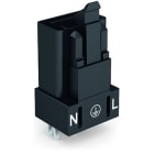 WAGO - Stecker für Leiterplatten, gerade, 3-polig, schwarz