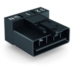 WAGO - Stecker für Leiterplatten, abgewinkelt, 5-polig, schwarz
