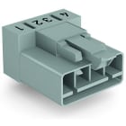 WAGO - Stecker für Leiterplatten, abgewinkelt, 4-polig, grau