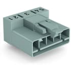 WAGO - Stecker für Leiterplatten, abgewinkelt, 5-polig, grau