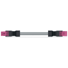 WAGO - konfektionierte Verbindungsleitung, Eca, Buchse Stecker, pink