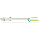 WAGO - konfektionierte Anschlussleitung, Eca, Buchse/offenes Ende, weiß