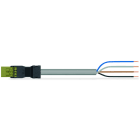 WAGO - konfektionierte Anschlussleitung, Eca, Stecker/offenes Ende, hellgrün