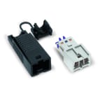 WAGO - Stecker, mit Zugentlastungsgehäuse, 2-polig, lichtgrau