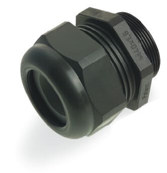 WAGO - Leitungsverschraubung, M40x1, 5 mit O-Ring, Kunststoff, schwarz