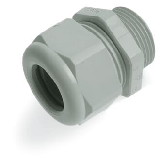 WAGO - Leitungsverschraubung, M25x1, 5 mit O-Ring, Kunststoff, schwarz