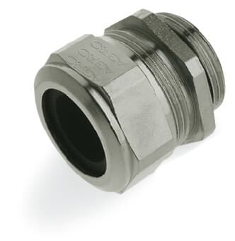 WAGO - Leitungsverschraubung, M25x1, 5 mit O-Ring, Messing, silberfarben