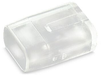WAGO - Flachleitungsendstück, für Flachleitung 2x1,5mm², Kunststoff, transparent