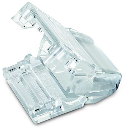 WAGO - Flachleitungsendstück, 5-polig, für Flachleitung 5x2,5 / 4mm², transparent