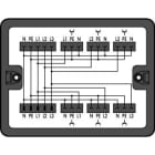 WAGO - Verteilerbox, Dreh- auf Wechselstrom (400 V/230V), 1 Eingang, schwarz