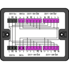 WAGO - Verteilerbox, 230V + SMI, 2 Eingänge, schwarz