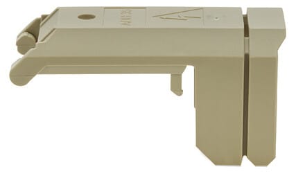 WAGO - Abdeckprofil, für Bolzenklemme, 35mm², beige