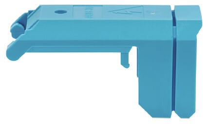 WAGO - Abdeckprofil, für Bolzenklemme, 35mm², blau