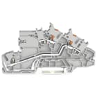 WAGO - Installationsetagenklemme, mit Betätigungsöffnung und Drücker, 2,5mm², grau