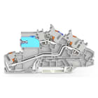 WAGO - Installationsetagenklemme, mit Drücker, 2,5mm², grau