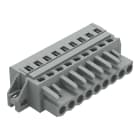 WAGO - 1-Leiter-Federleiste, CAGE CLAMP®, 2,5mm², grau