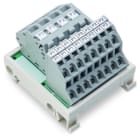 WAGO - Potentialverteilermodul, 2 Potentiale, mit je 2 Einspeiseklemmstellen